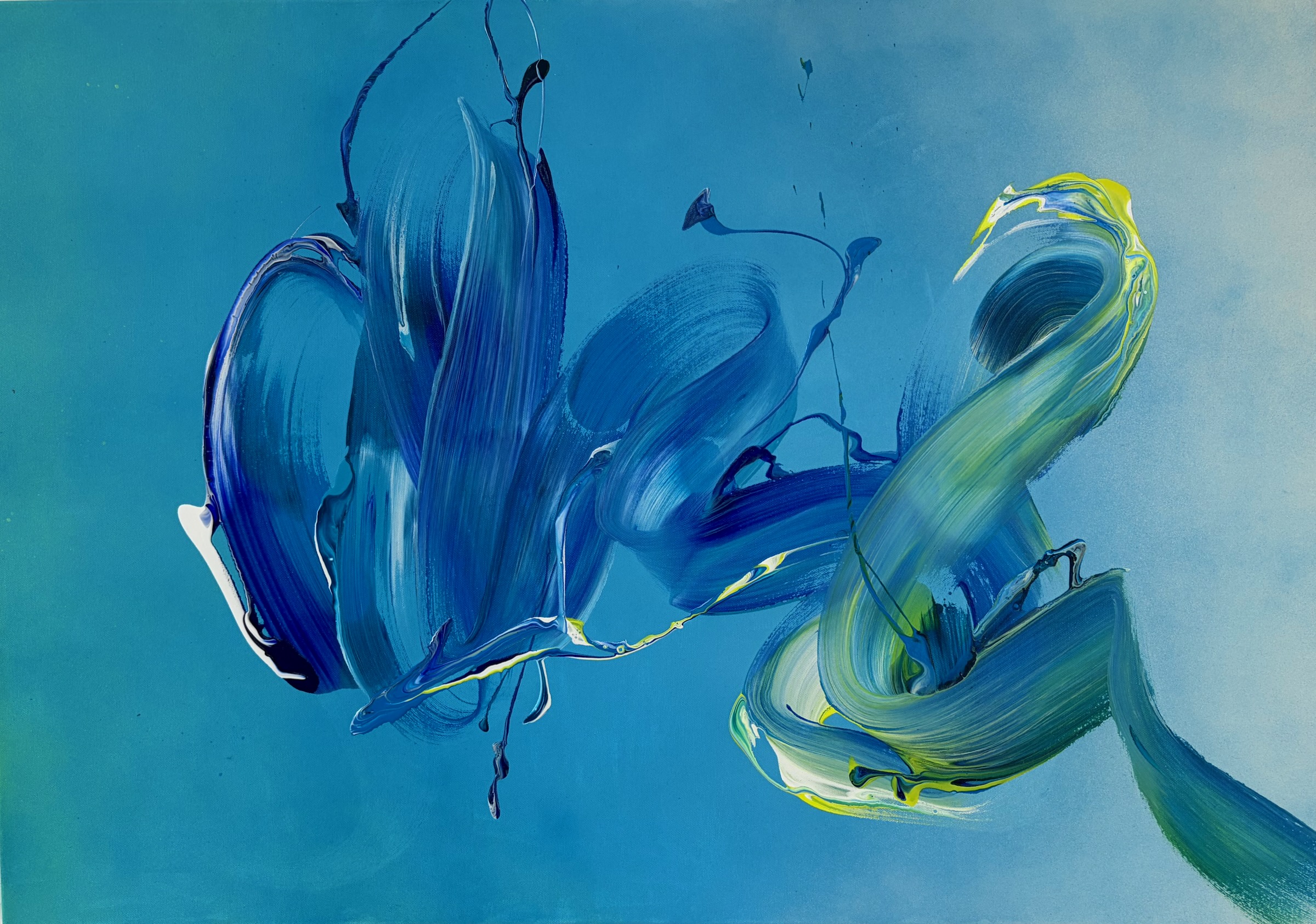 Oceanic, an abstract painting by Maximilian Tischer