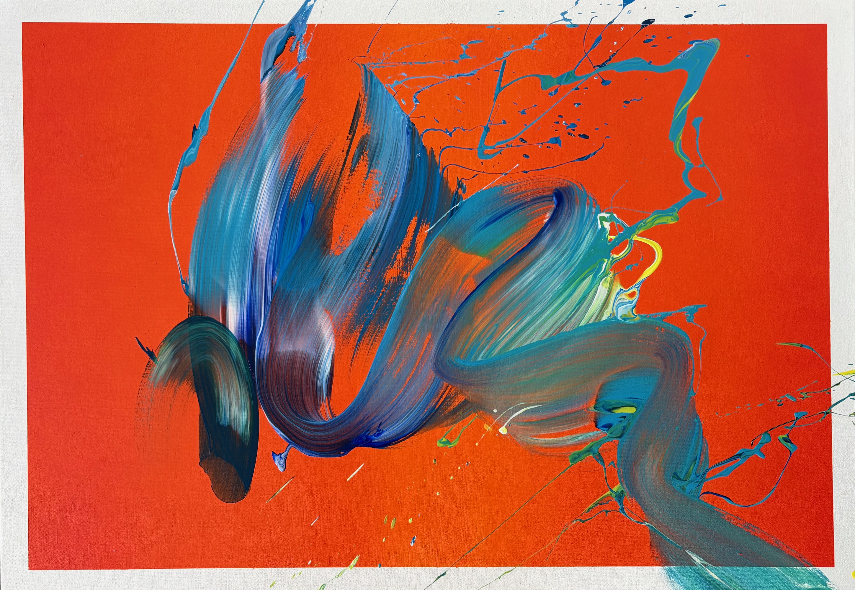 Impulse — abstract painting by Maximilian Tischer
