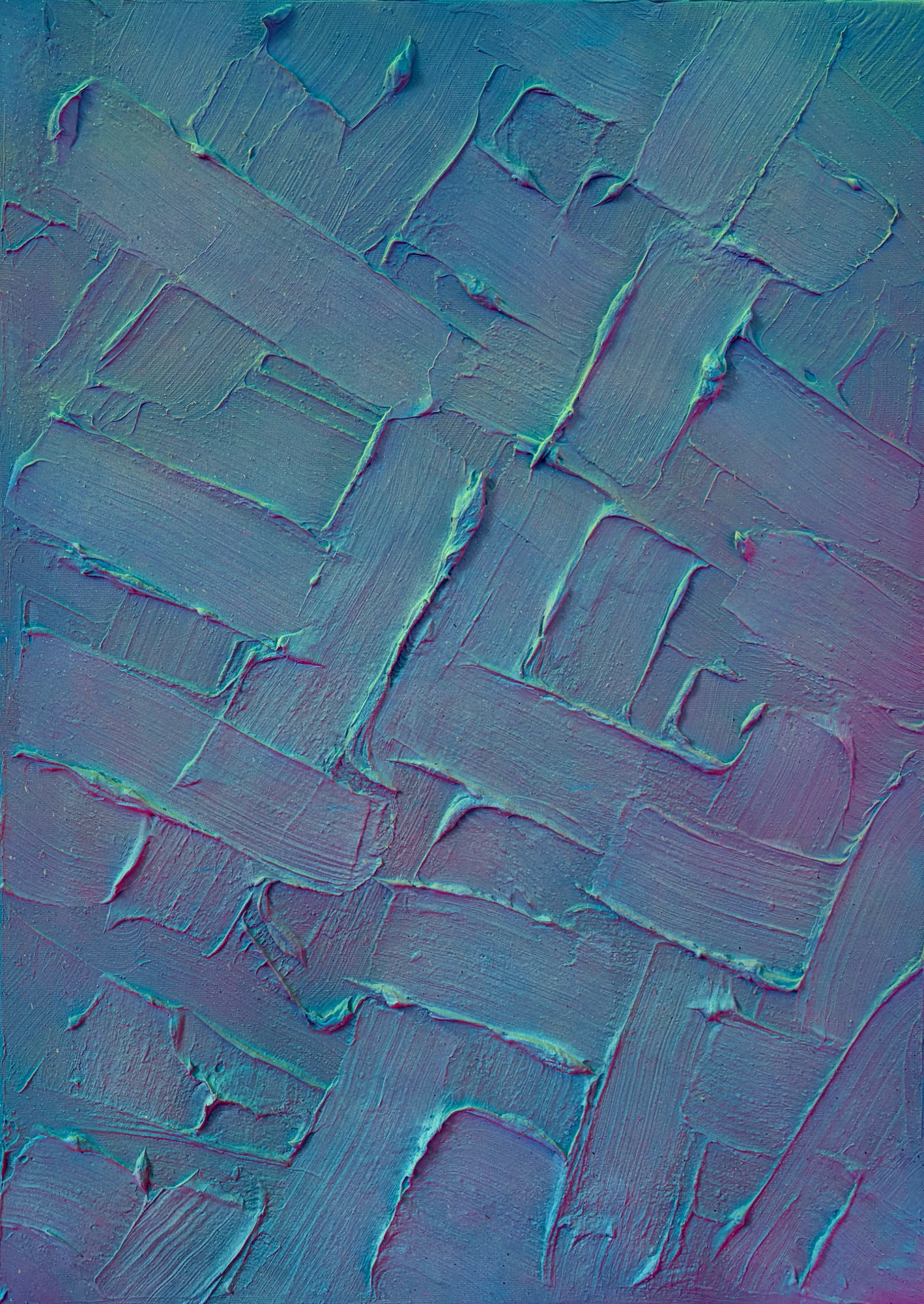 Blue & Purple — abstract painting by Maximilian Tischer